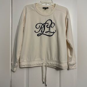 Lauren Ralph Lauren cream sweatshirt M